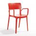 Vivo Polypropylene Armchairfor Contract Use - Terracotta Red 432452