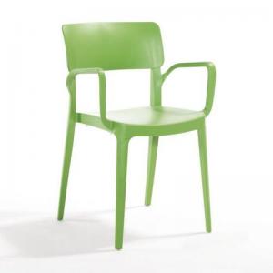 Vivo Polypropylene Armchair For Contract Use - Avocado 432454