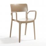 Vivo Polypropylene Armchairfor Contract Use - Jute 432456