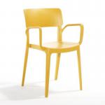 Vivo Polypropylene Armchairfor Contract Use - Mustard 432457