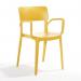 Vivo Polypropylene Armchairfor Contract Use - Mustard 432457