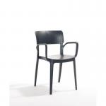 Vivo Polypropylene Armchairfor Contract Use - Dark Grey 432458