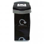 Freestanding Sackholderwith Black Lid for General Waste 432515