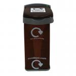 Freestanding Sack Holderwith Brown Lid for Food Waste 432517