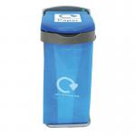 Freestanding Sack Holderwith Blue Lid for Paper 432520