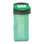 Freestanding Sack Holderwith Green Lid for Mixed Recy 432521