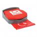 Wall Mounted Sackholderwith Red Lid for Plastic 432534