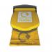 Wall Mounted Sackholderwith Yellow Lid for Textiles 432535