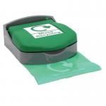 Wall Mounted Sackholderwith Green Lid for Mixed Recy 432537