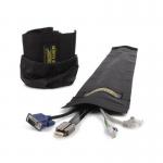 Cable Protector for Carpets,re-usable, Black with Bag 14 Cmx 1 m 432556