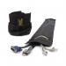 Cable Protector for Carpets,re-usable, Black with Bag 14 Cmx 1 m 432556