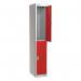 Locker Two Door 1800 X 300 X 450- Red Door 432559