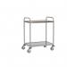 Stainless Steeltrolley, 2-tier, Large 432590