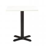 Phoenix Black Diningbase and 700 mm Square White Mfc Top 432608