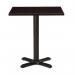 Phoenix Black Diningbase and 700 mm Square Black Mfc Top 432609