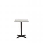 Phoenix Black Diningand 700 mm Square Concrete Mfc Top 432610