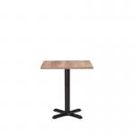 Phoenix Black Diningand 700 mm Square Grey Nebraska Oak Mfc Top 432613