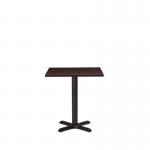 Phoenix Black Diningbase and 700 mm Square Wenge Mfc Top 432615