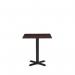 Phoenix Black Diningbase and 700 mm Square Wenge Mfc Top 432615
