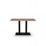 Black Cast Metal Dining Baseand 1200 X 700 mm Grey Nebraska Oak Mfc Top 432626