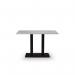 Black Cast Metal Dining Baseand 1200 X 700 mm Concrete Mfc Top 432627
