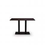 Black Cast Metal Diningbase and 1200 X 700 mm Wenge Mfc Top 432630
