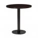 Black Cast Metal Diningand 700 mm Round Black Cast Metal Mfc Top 432633
