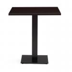 Black Cast Metal Diningand 700 mm Square Black Cast Metal Mfc Top 432641