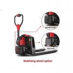 Electric Pallet Truck, 1500 Kg, Stabilising Wheels,capacity, 560 X 1150 Mm, Li 24 V 20 Ah 432649