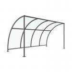 Leyton Cycle Shelter 4 m Extension Bay 432660