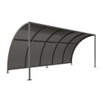 Leyton Cycle Shelter(galv Roof) 5 m Extension Bay 432671