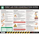 Safety Poster : First Aid Forconstruction Sites - Pvc Poster (594 X 420 Mm) 432677