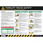 Safety Poster : Forklift Truck Safety: Lam 590 X 420 mm - Pvc Poster (594 X 420 Mm) 432683