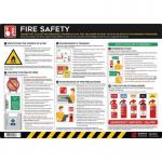 Safety Poster : Fire Safety- Pvc Poster (594 X 420 Mm) 432684
