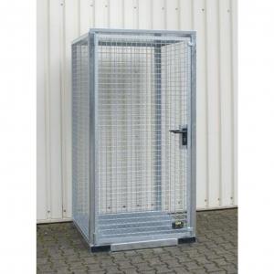 Gas Cylinder Container Gfc-EG M0 - Grid Plate Floor - Fork Pockets -