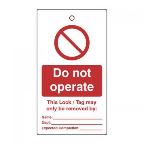 Lockout Tags - Do Notoperate (single Sided 10 Pack) 432778