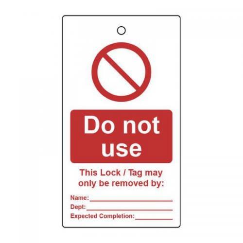Lockout Tags - Do Notuse (single Sided 10 Pack) 432779