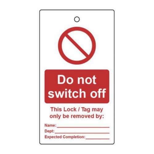 Lockout Tags - Do Notswitch Off (single Sided 10 Pack) 432781