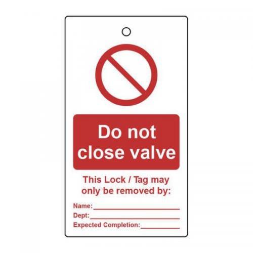 Lockout Tags - Do Notclose Valve (single Sided 10 Pack) 432783