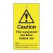 Lockout Tags - Caution This Equipmenthas Been Locked Out (single Sided 10 Pack) 432787