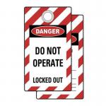 Lockout Tag with Eyelet - Do Notoperatelocked Out (double Sided, Pack 10 Tags) 432799