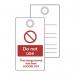 Lockout Tag with Eyelet-do Not Use (double Sided, Single) 432802
