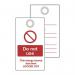 Lockout Tag with Eyelet- Donot Use (double Sided, Pack of 10) 432804