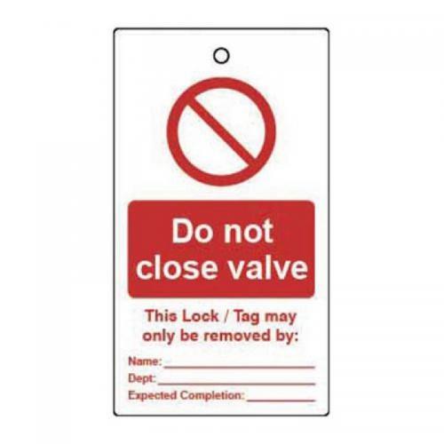Lockout Tags - Do Notclose Valve (double Sided 10 Pack) 432808