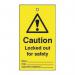 Lockout Tags - Caution Lockedout for Safety (double Sided 10 Pack) 432812