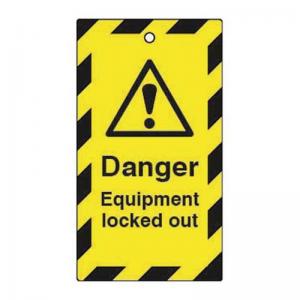 Lockout Tags - Danger Equipment Locked Out Double Sided 10 Pack 432815