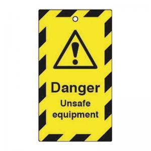 Lockout Tags - Danger Unsafe Equipment Double Sided 10 Pack 432817