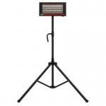 Infrared Quartz Heaterwith Tripod Stand 230 V 1.2 Kw 432836