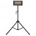 Infrared Quartz Heaterwith Tripod Stand 230 V 1.2 Kw 432836