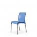 Vibe Polypropylene Chair Forcontract Use with Aluminium Legs Blue 432889